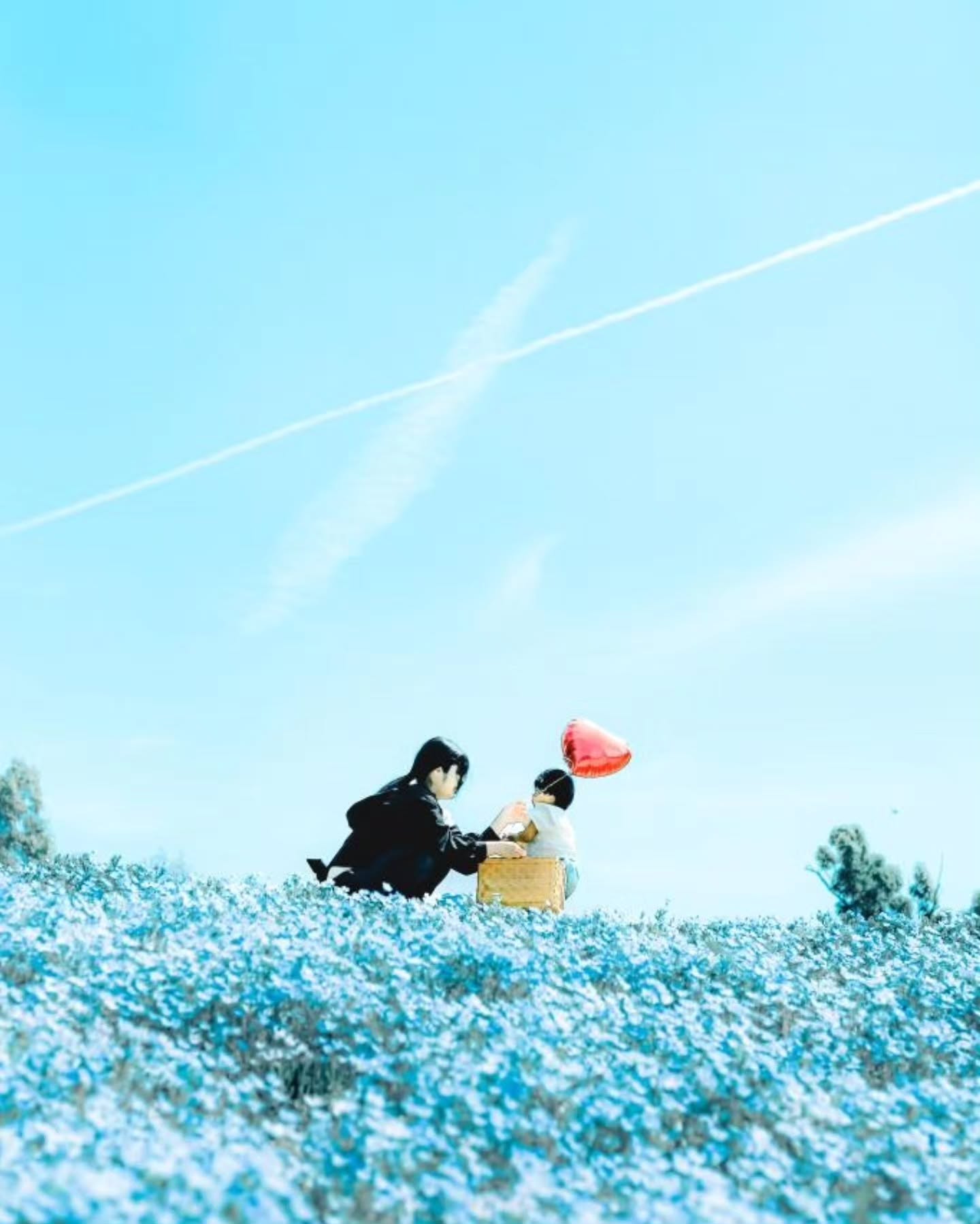青い海と白い雲とぼく??ꕤ*.ﾟ  ❤の